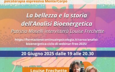 Webinar Gratuito in Analisi Bioenergetica 2025 In collaborazione con IIBA – International Institute for Bioenergetic Analysis